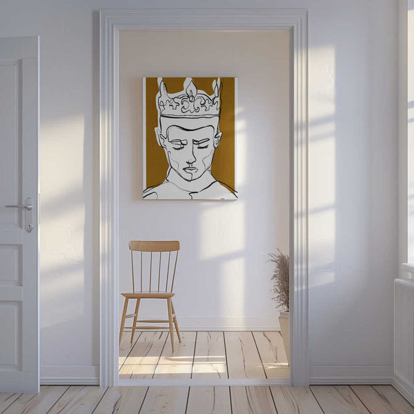 Tablou canvas „Silent Monarch” de Treechild