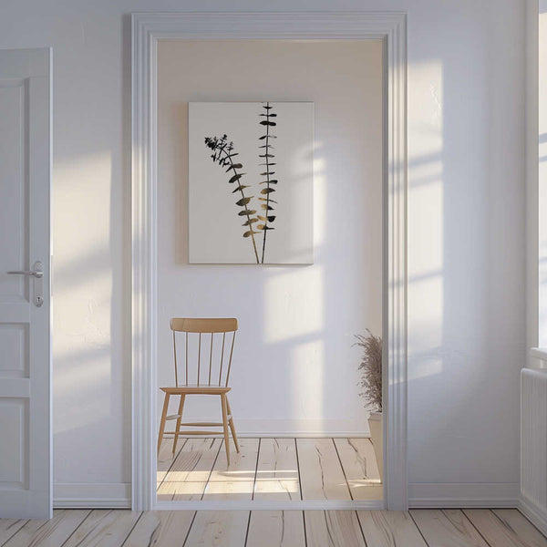 Tablou canvas „Eucalyptus Dark Gold” de Kubistika