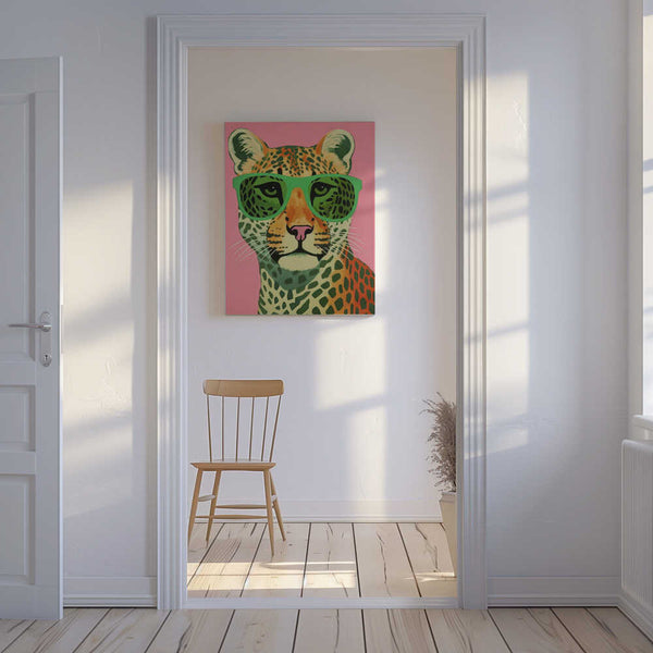 Tablou canvas „Cool Cat Portrait” de Treechild