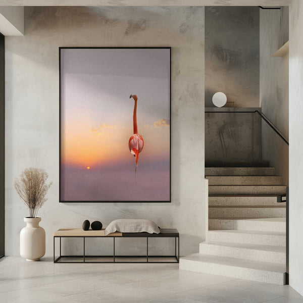 Tablou înramat „sunset ...” de Anna Cseresnjes