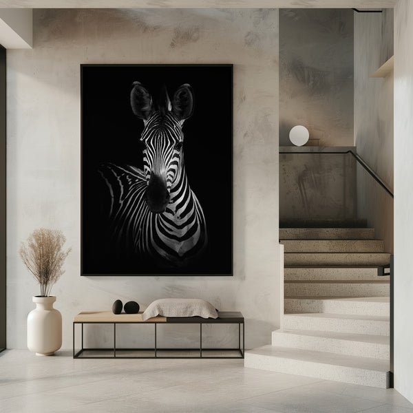 Tablou înramat „The Zebra” de WildPhotoArt
