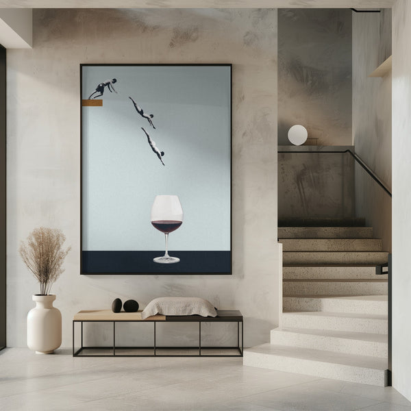 Tablou înramat „Your best friends forget you get old” de Maarten Léon