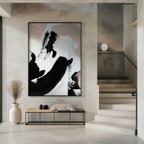 Tablou înramat „Monochrome Dance” de uplusmestudio