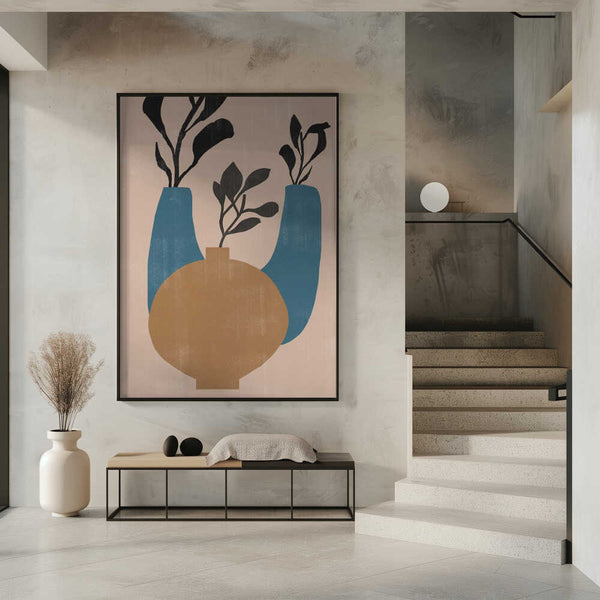 Tablou înramat „Vases No7.” de THE MIUUS STUDIO