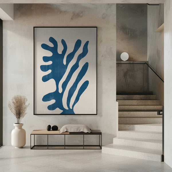 Tablou înramat „Blue Coral Dance” de THE MIUUS STUDIO