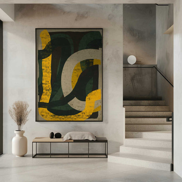 Tablou înramat „Winding Rhythms” de Treechild