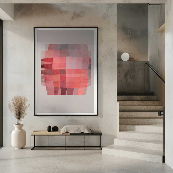 Tablou înramat „Pink Mosaic Dreams” de Treechild