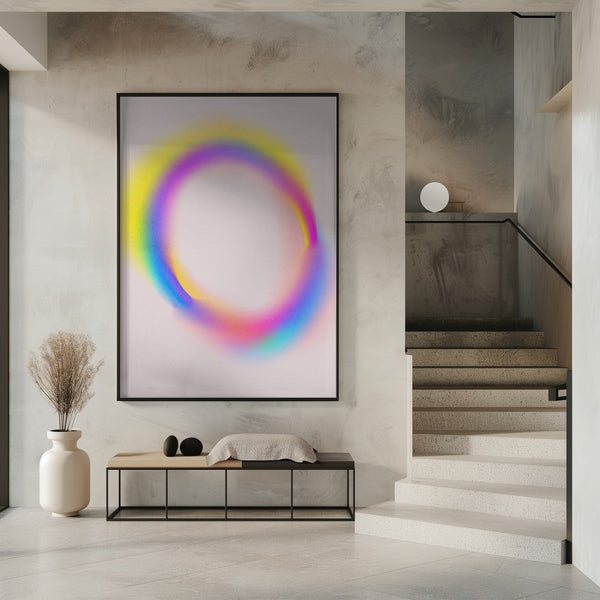 Tablou înramat „Luminous Spectrum Halo” de Treechild