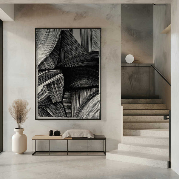 Tablou înramat „Curved Line Symphony” de Treechild