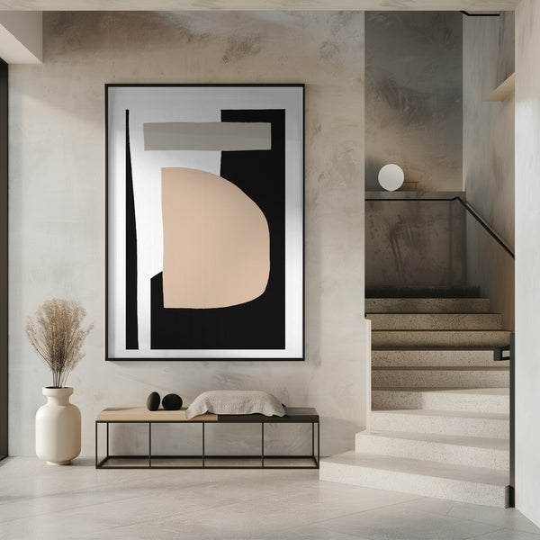 Tablou înramat „Abstract Layers” de uplusmestudio