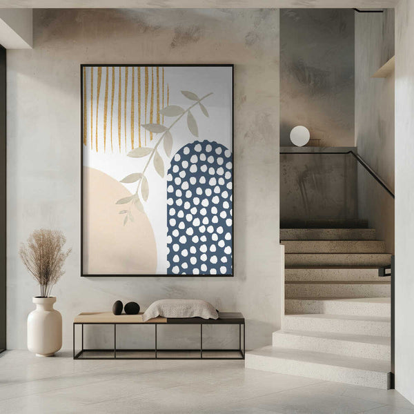 Tablou înramat „boho blue-1” de Sally Ann Moss