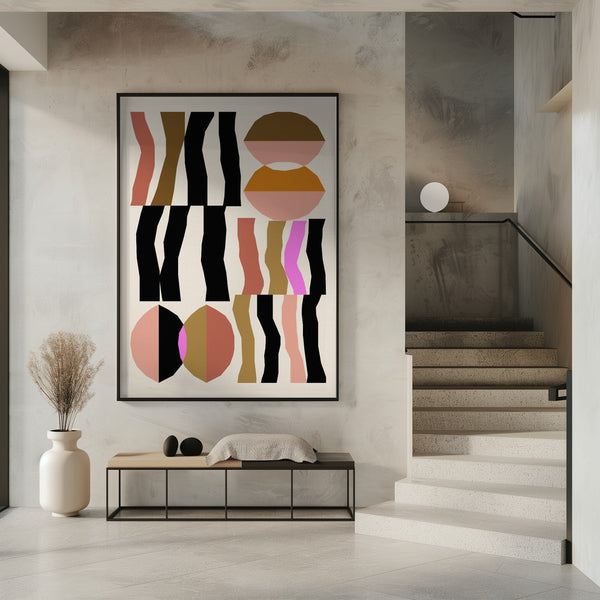 Tablou înramat „Abstract composition 26” de NKTN