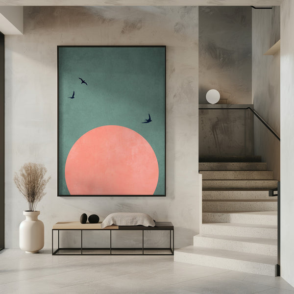 Tablou înramat „A Beautiful Day” de Kubistika