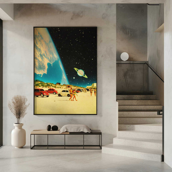 Tablou înramat „Galaxy Beach” de Taudalpoi