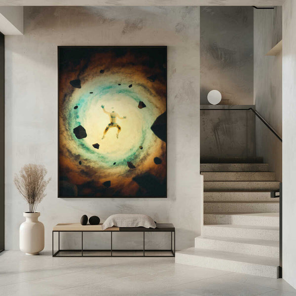 Tablou înramat „Falling Behind” de Taudalpoi