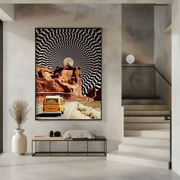 Tablou înramat „The Real Road Trip” de Taudalpoi