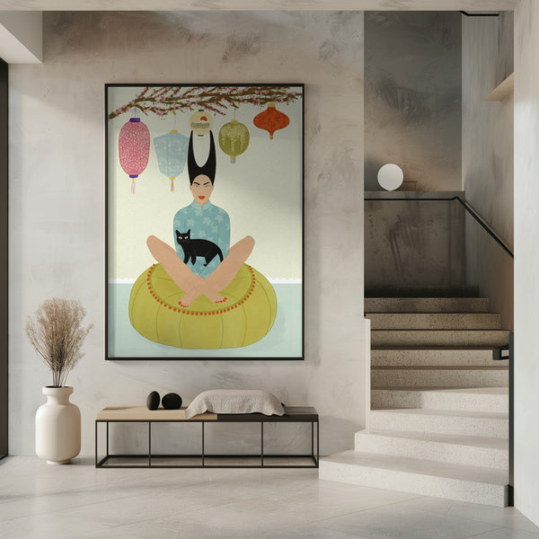 Tablou înramat „Gatuela” de Jota de jai