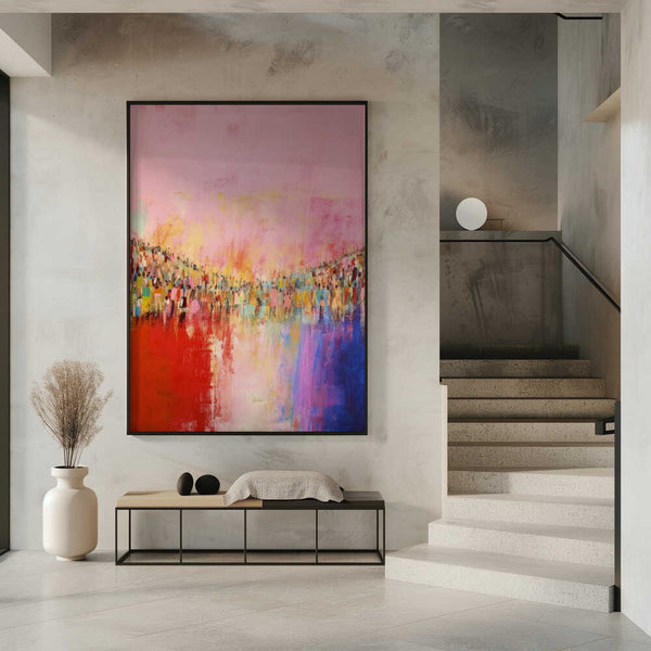 Tablou înramat „Colorful Gathering” de Treechild