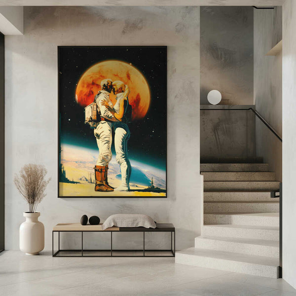 Tablou înramat „Intergalactic Love” de Taudalpoi