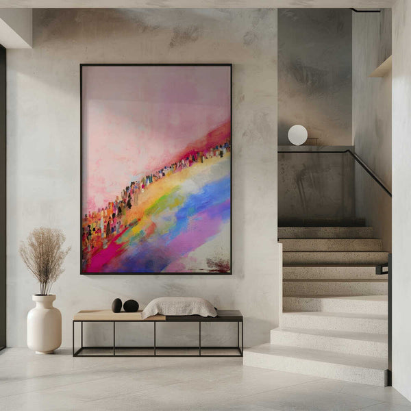 Tablou înramat „Pastel Dreamscape” de Treechild