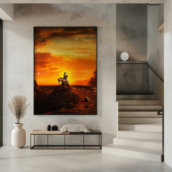 Tablou înramat „Courage” de Taudalpoi