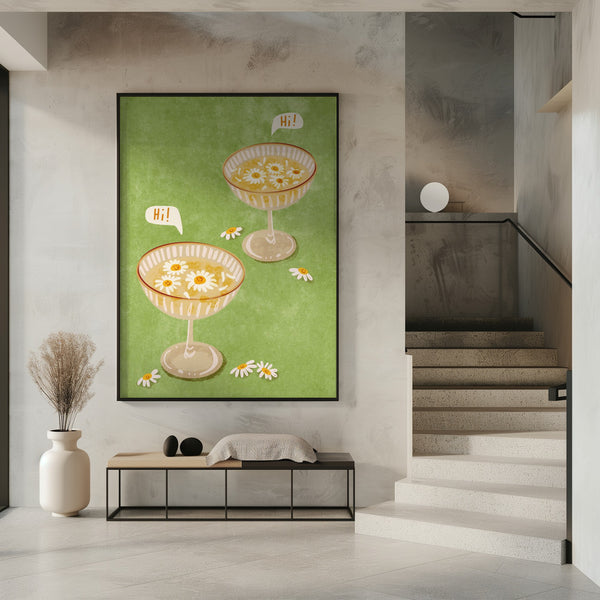 Tablou înramat „Hi” de Raissa Oltmanns