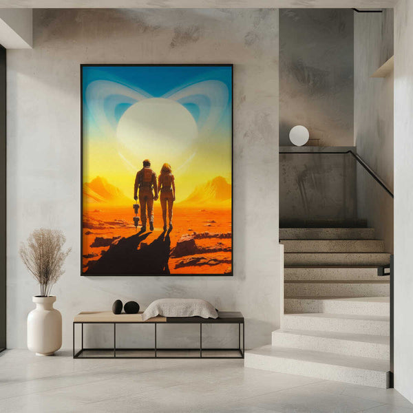 Tablou înramat „Saturn Love” de Taudalpoi