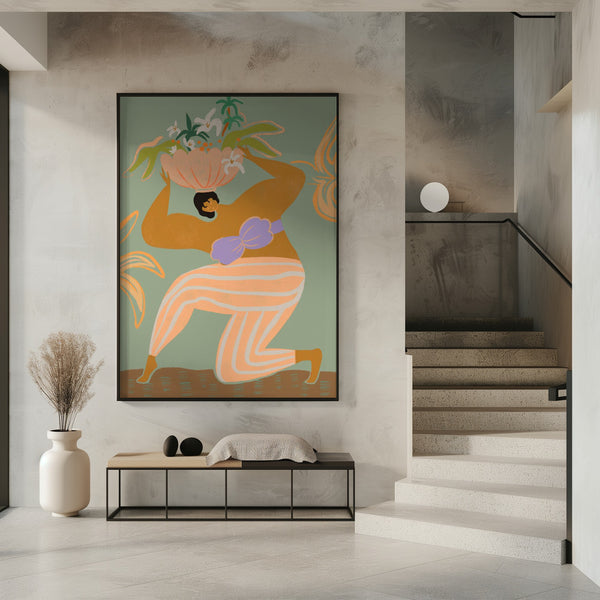 Tablou înramat „The Weight Of The World” de Arty Guava