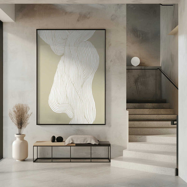 Tablou înramat „Flowing Lines Ballet” de Treechild