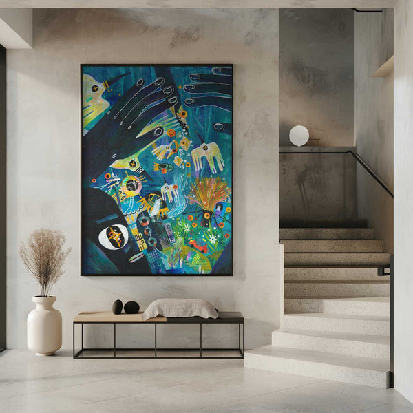 Tablou înramat „Seagulls” de Changyu Zou