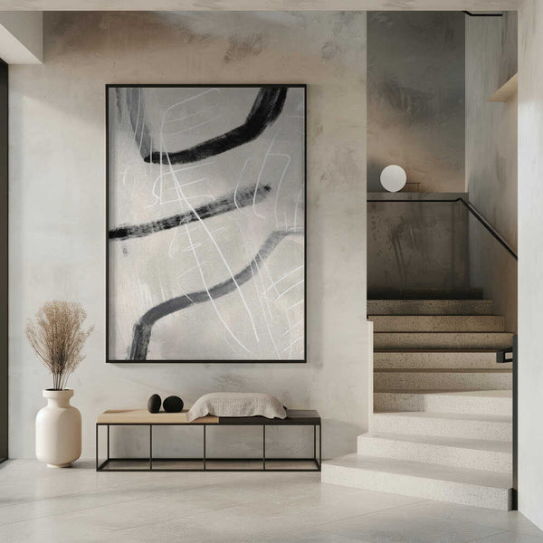 Tablou înramat „Gestual #4” de Alma