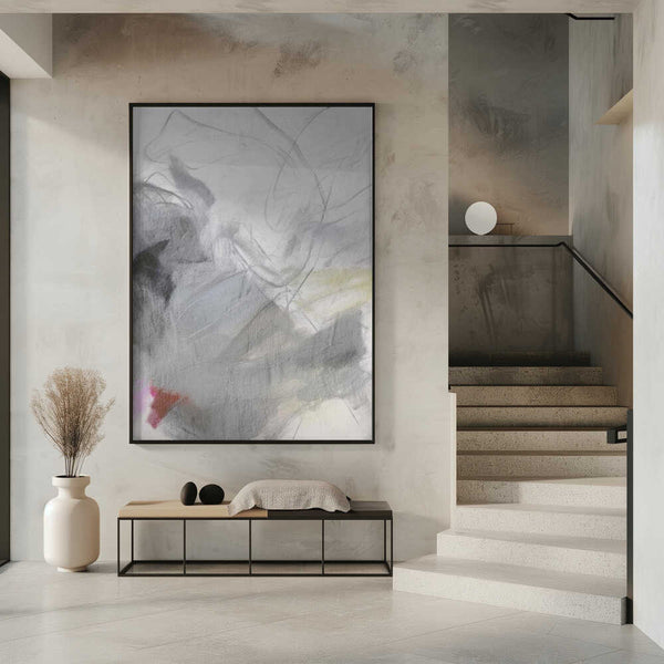 Tablou înramat „Action painting I” de Alma