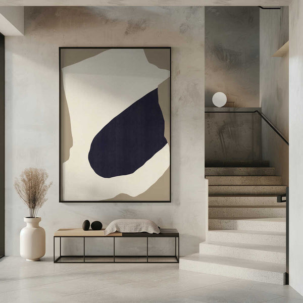 Tablou înramat „Contrasting Shapes” de Little Dean