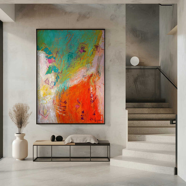 Tablou înramat „ Radiant Whirlwind” de Dorothy Fagan