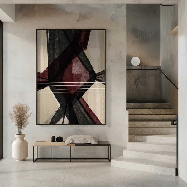 Tablou înramat „Movement III” de Gemma Bardot