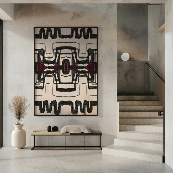 Tablou înramat „Movement II” de Gemma Bardot