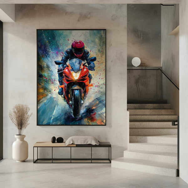 Tablou înramat „Sport Motor 1” de Justyna Jaszke