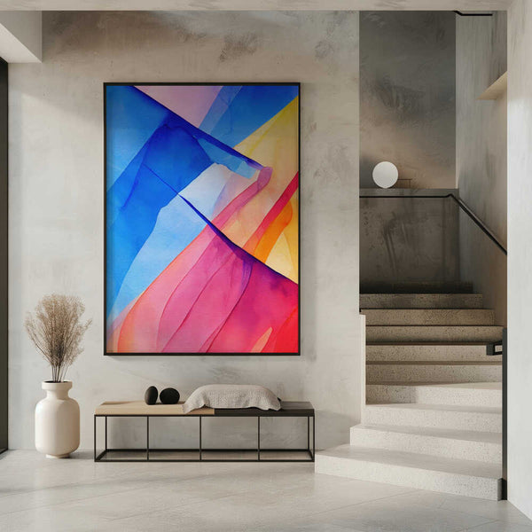 Tablou înramat „Nature Inspired Abstract Watercolor (Day 72)” de Mauro