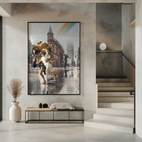 Tablou înramat „Center of the Storm” de Dikhotomy