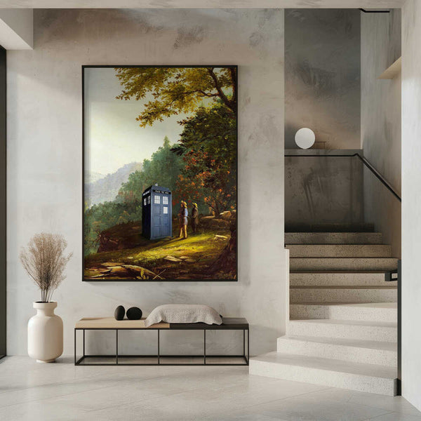 Tablou înramat „Is Time Travel Possible” de Dikhotomy