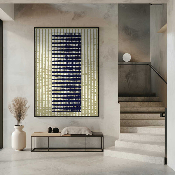 Tablou înramat „Geometric Pattern with Vertical Stripes” de Petr Strnad