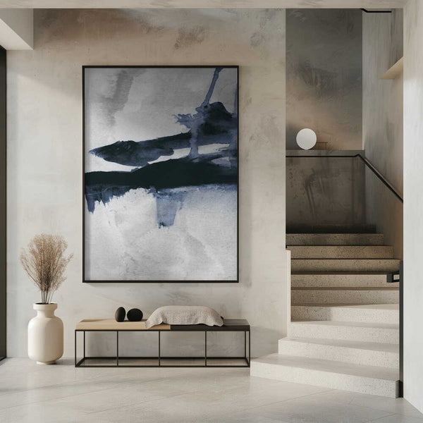 Tablou înramat „Blu 1” de Dan Hobday