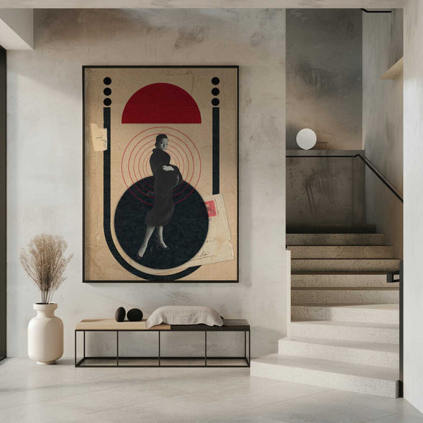 Tablou înramat „Me in the Middle” de Pia Lilenthal