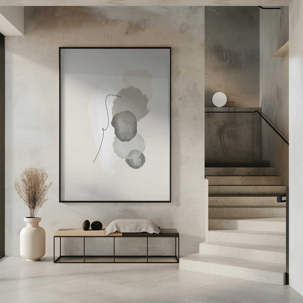 Tablou înramat „Organic shapes in boho style” de Imaginative