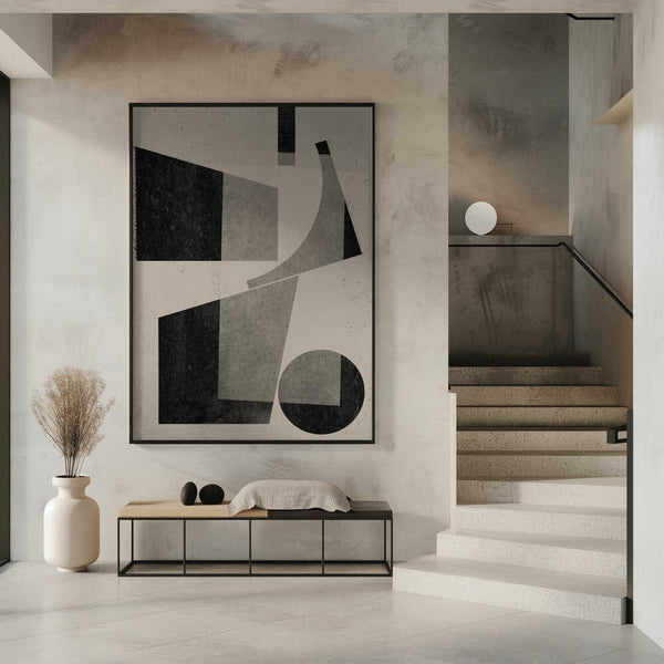 Tablou înramat „Geometric Harmony” de THE MIUUS STUDIO