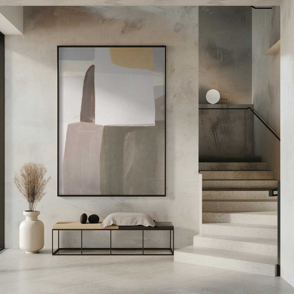 Tablou înramat „Muted Geometry” de Little Dean