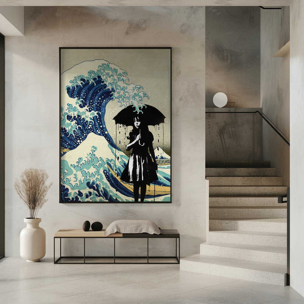 Tablou înramat „Under the Wave” de Dikhotomy