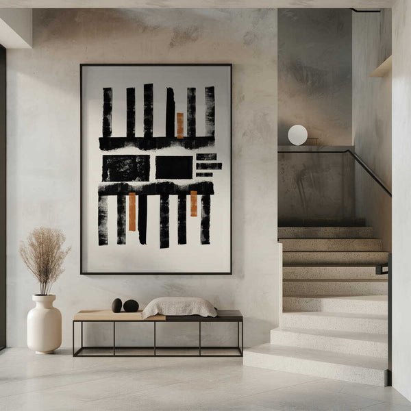 Tablou înramat „Geometric Rhythm” de THE MIUUS STUDIO