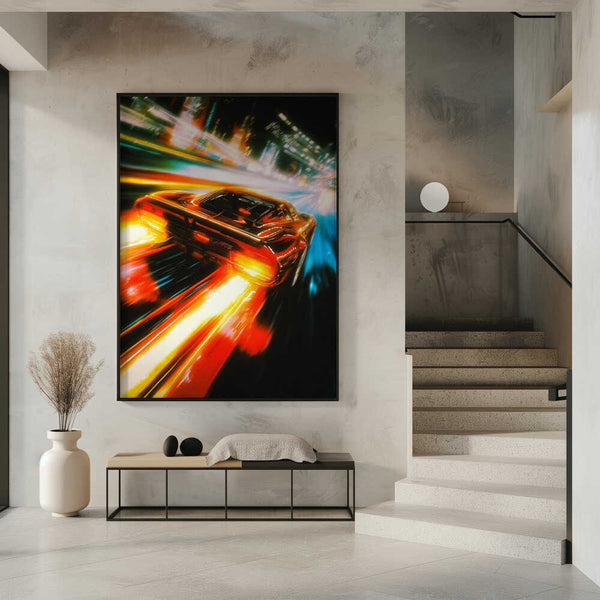 Tablou înramat „Street Racers” de Taudalpoi