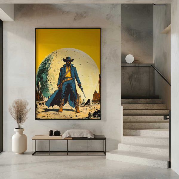 Tablou înramat „Yellow Justice” de Taudalpoi